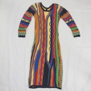 Brightly colored Knit dress